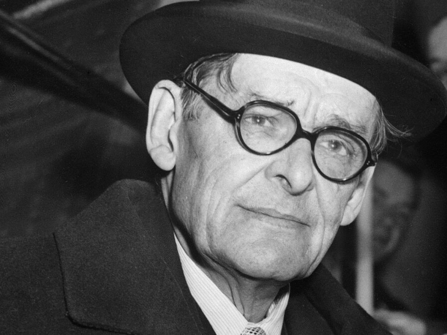 American-born British poet and playwright T.S. Eliot received the Nobel Prize in Literature in 1948.